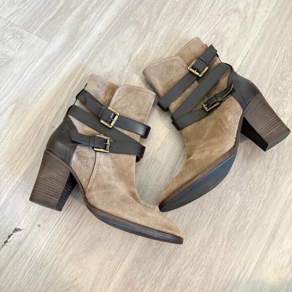 Aquatalia Booties Size 8.5 Color Brown - Picture 2 of 7